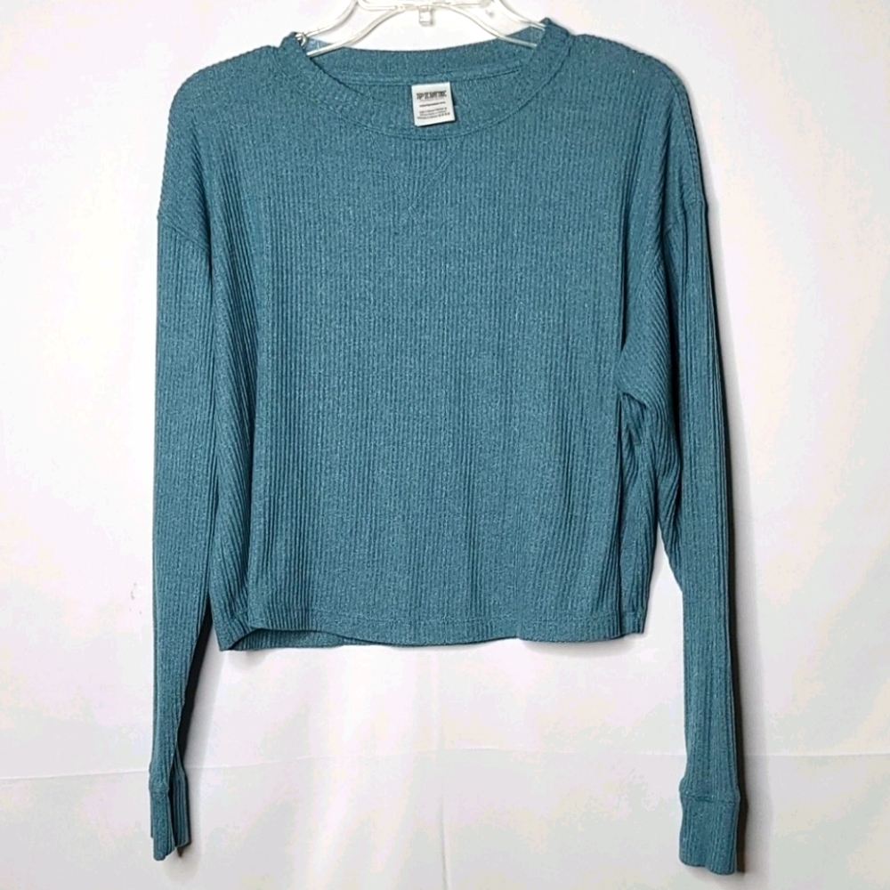 NWOT Victoria Secret Pink crop long sleeve thermal